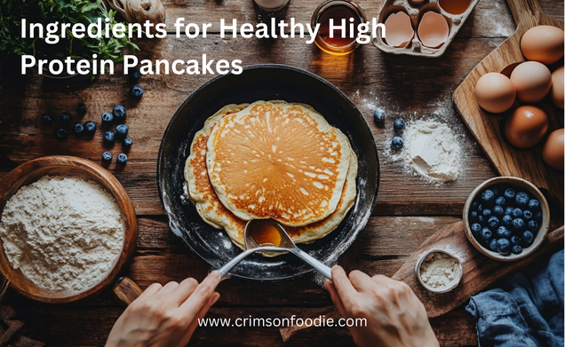 Healthy High Protein Pancakes